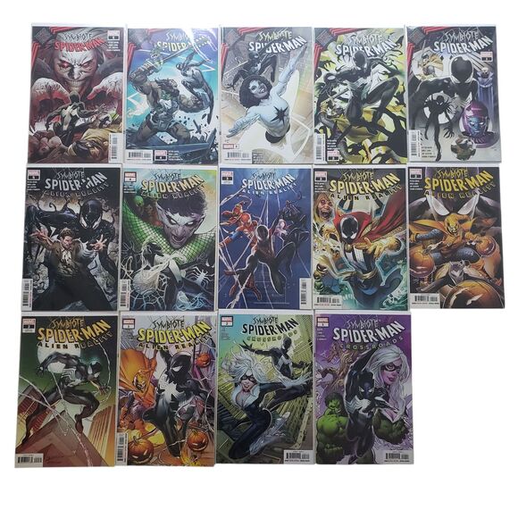 Symbiote Spiderman Alien Reality Crossroads Variants Comic Book Lot Marvel - Picture 1 of 5